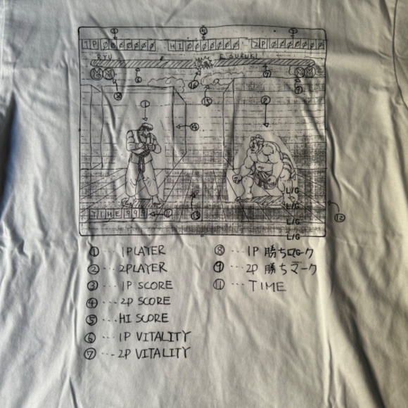 UNIQLO Street Fighter II white t-shirt in Men’s Large - Picture 5 of 7